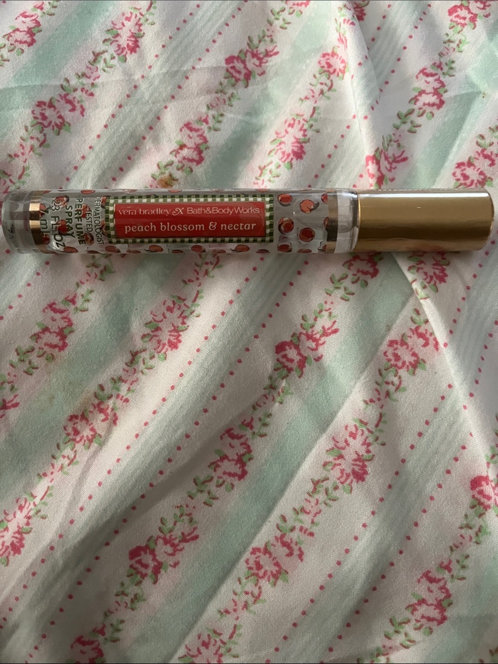Vera Bradley x bath&bodyworks Peach Blossom & Nectar Mist spray